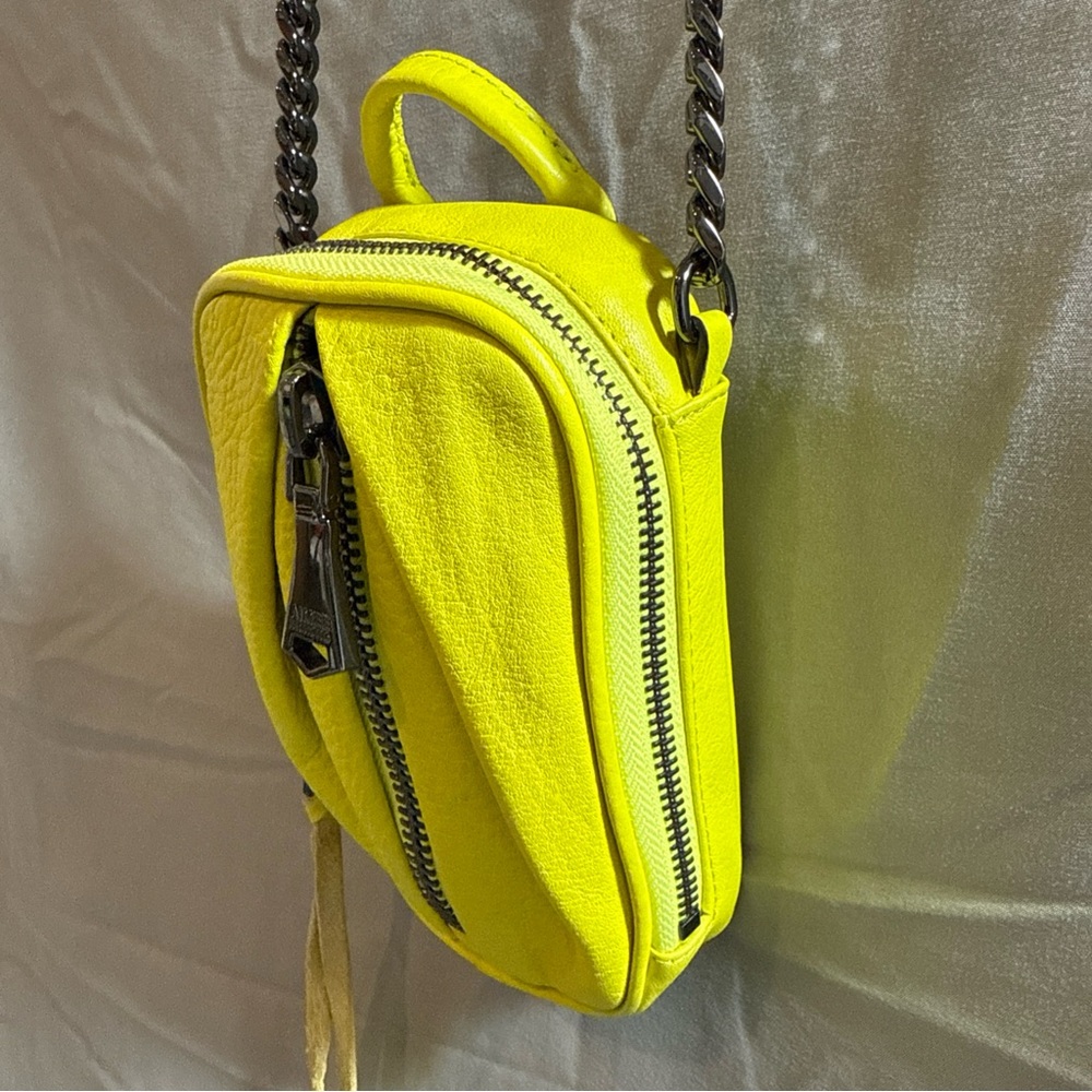 Aimee Kestenberg Leather Crossbody Handbag with RFID Security – Tamitha Yellow - Picture 5 of 16